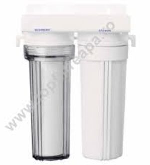 Filtru de apa in doua trepte de filtrare cu montare sub chiuveta